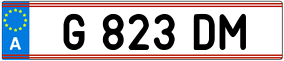 Truck License Plate